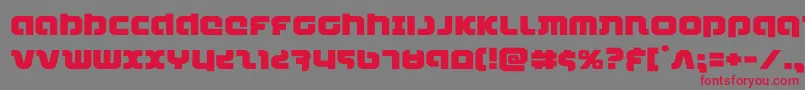 combatdroidexpand Font – Red Fonts on Gray Background