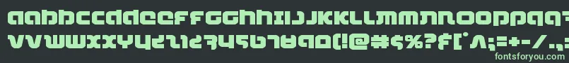 combatdroidexpand Font – Green Fonts on Black Background