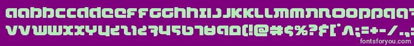 combatdroidexpand Font – Green Fonts on Purple Background