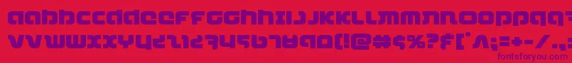 combatdroidexpand Font – Purple Fonts on Red Background