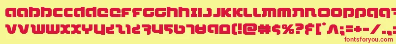 combatdroidexpand Font – Red Fonts on Yellow Background