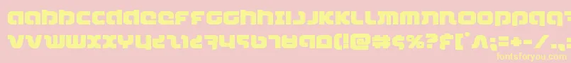 combatdroidexpand Font – Yellow Fonts on Pink Background