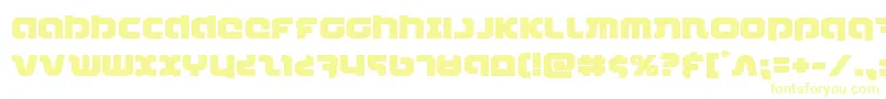 combatdroidexpand Font – Yellow Fonts on White Background