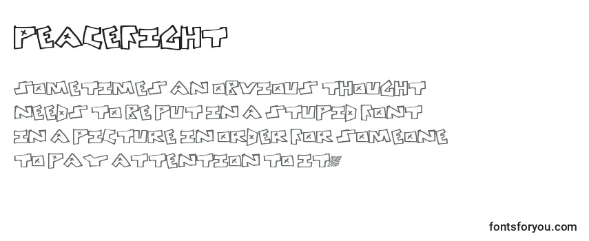 Peacefight Font