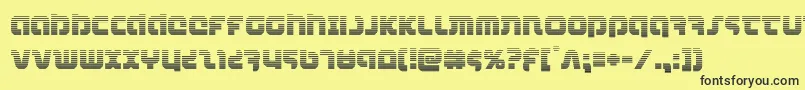 combatdroidgrad Font – Black Fonts on Yellow Background