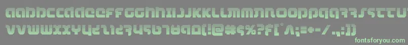 combatdroidgrad Font – Green Fonts on Gray Background