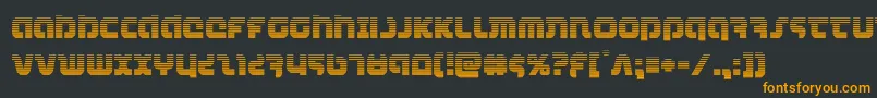 combatdroidgrad Font – Orange Fonts on Black Background