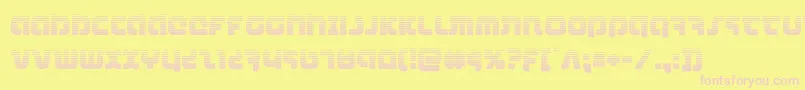 combatdroidgrad Font – Pink Fonts on Yellow Background