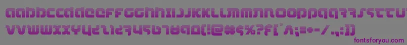 combatdroidgrad Font – Purple Fonts on Gray Background