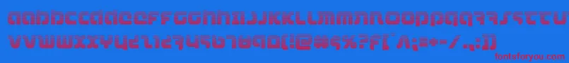 combatdroidgrad Font – Red Fonts on Blue Background