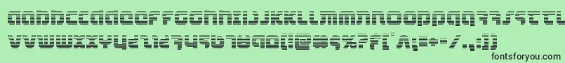 combatdroidgrad Font – Black Fonts on Green Background