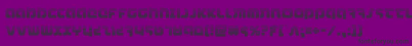 combatdroidgrad-Schriftart – Schwarze Schriften auf violettem Hintergrund
