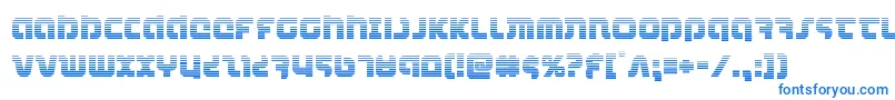 combatdroidgrad Font – Blue Fonts on White Background