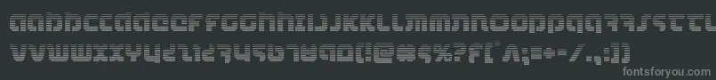 combatdroidgrad Font – Gray Fonts on Black Background