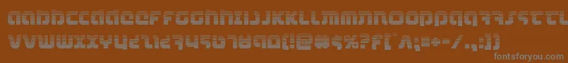 combatdroidgrad Font – Gray Fonts on Brown Background