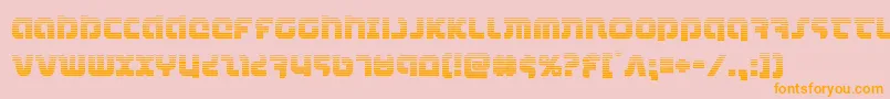 combatdroidgrad Font – Orange Fonts on Pink Background