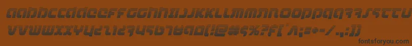 combatdroidgradital Font – Black Fonts on Brown Background