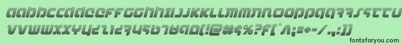 combatdroidgradital Font – Black Fonts on Green Background