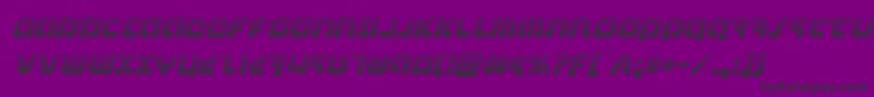 combatdroidgradital Font – Black Fonts on Purple Background