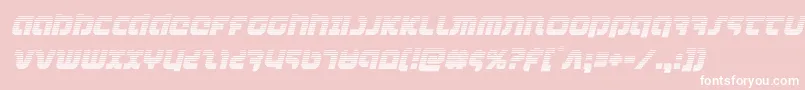 combatdroidgradital Font – White Fonts on Pink Background