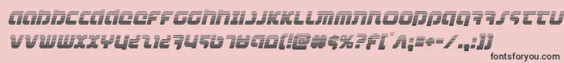 combatdroidgradital Font – Black Fonts on Pink Background