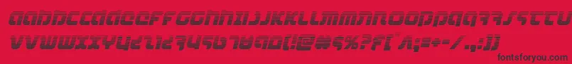 combatdroidgradital Font – Black Fonts on Red Background