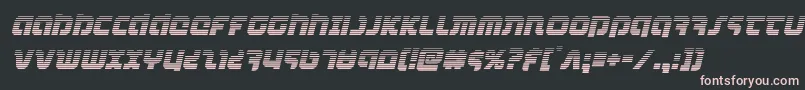 combatdroidgradital Font – Pink Fonts on Black Background