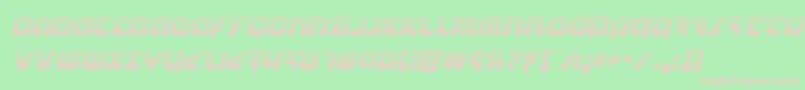 combatdroidgradital Font – Pink Fonts on Green Background