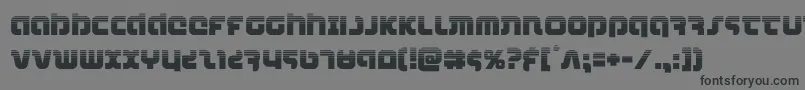 combatdroidhalf Font – Black Fonts on Gray Background