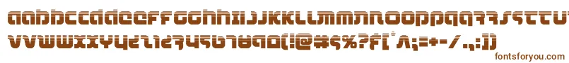 combatdroidhalf Font – Brown Fonts on White Background