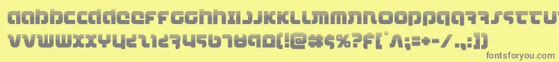 Weitere Informationen zur combatdroidhalf-Schriftart combatdroidhalf-Schriftart – Graue Schriften auf gelbem Hintergrund