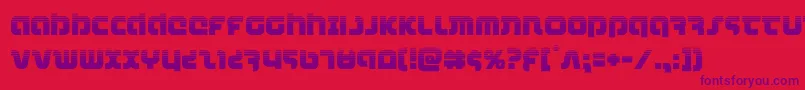 combatdroidhalf Font – Purple Fonts on Red Background