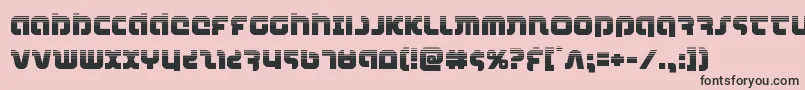 combatdroidhalf Font – Black Fonts on Pink Background