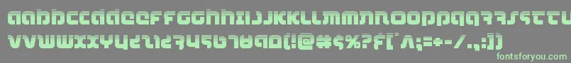 combatdroidhalf Font – Green Fonts on Gray Background