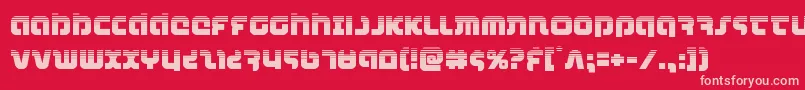 combatdroidhalf Font – Pink Fonts on Red Background