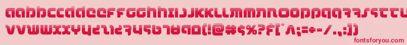 combatdroidhalf Font – Red Fonts on Pink Background