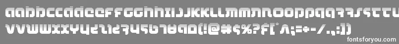 combatdroidhalf Font – White Fonts on Gray Background