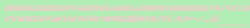 combatdroidhalfital Font – Pink Fonts on Green Background