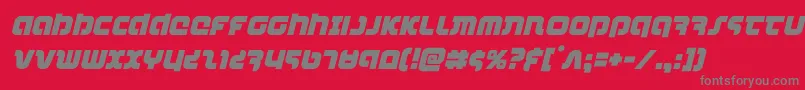 Fonte combatdroidital – fontes cinzas em um fundo vermelho