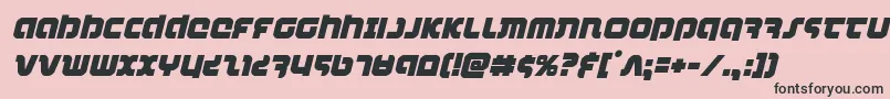combatdroidital Font – Black Fonts on Pink Background