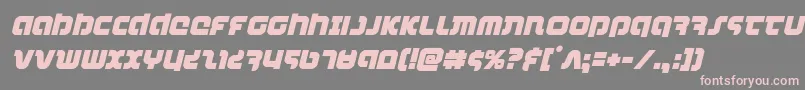 combatdroidital Font – Pink Fonts on Gray Background