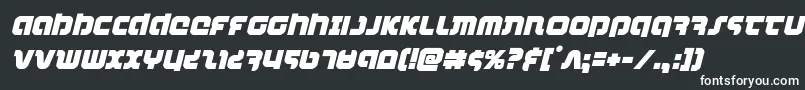 combatdroidital Font – White Fonts on Black Background