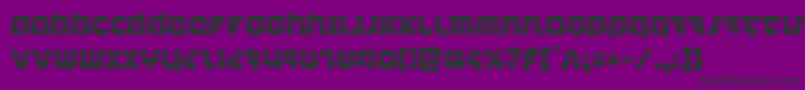 combatdroidlaser Font – Black Fonts on Purple Background