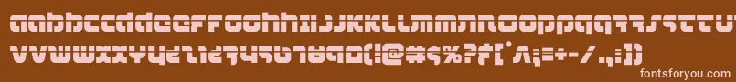 combatdroidlaser Font – Pink Fonts on Brown Background