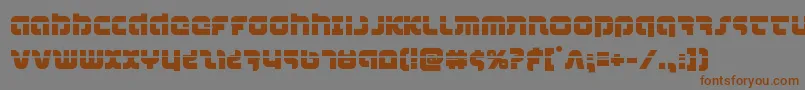 combatdroidlaser Font – Brown Fonts on Gray Background