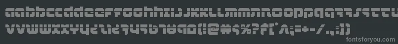 combatdroidlaser Font – Gray Fonts on Black Background