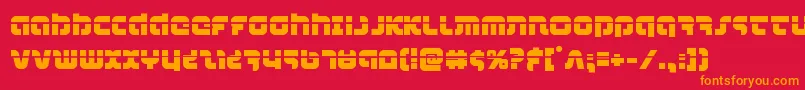 combatdroidlaser Font – Orange Fonts on Red Background