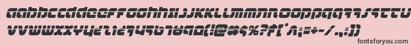 combatdroidlaserital Font – Black Fonts on Pink Background