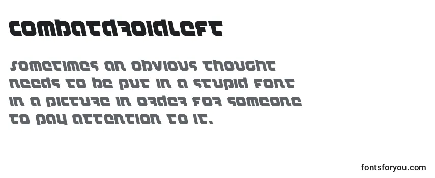 Combatdroidleft (123766)-fontti