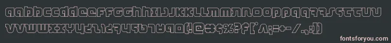 combatdroidout Font – Pink Fonts on Black Background